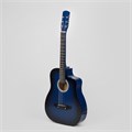 АККОРД ACD-41A-79-BL Акустическая гитара, с вырезом, синий санберст 7526 - фото 38082