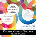 Hannabach 600MT-G3C - Silver-Plated Комплект струн для классической гитары, среднее натяжение