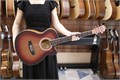 Naranda HS-4040-MAS - Акустическая гитара, с вырезом, красный санберст 5571 - фото 40890